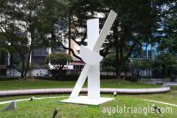 Homage to Antoni Tapies - Ayala Triangle Gardens
